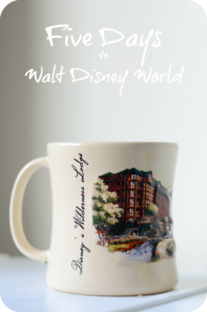 COFFEE CUP COUNTDOWN: FIVE DAYS TO DISNEY!