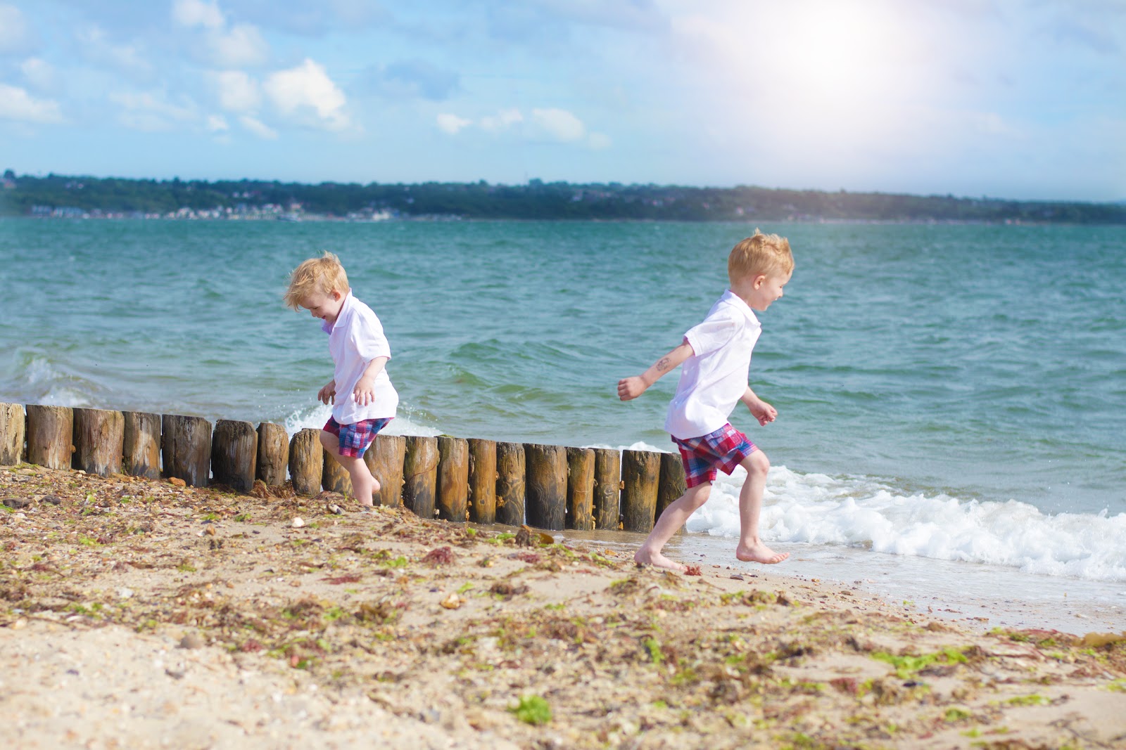 RED, WHITE…AND THE DEEP BLUE [LEPE BEACH]