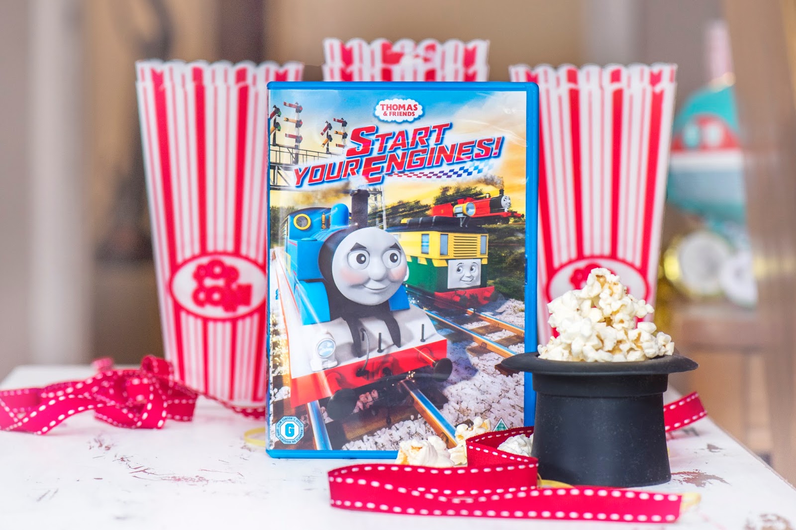 START YOUR ENGINES: TIME FOR POPCORN WITH THOMAS & FRIENDS DVD