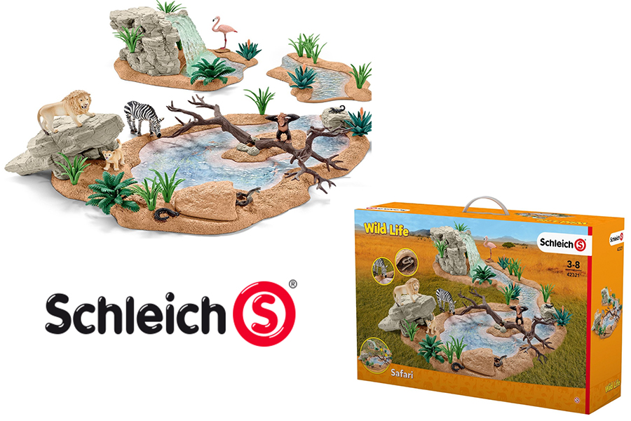 big adventure at the watering hole schleich