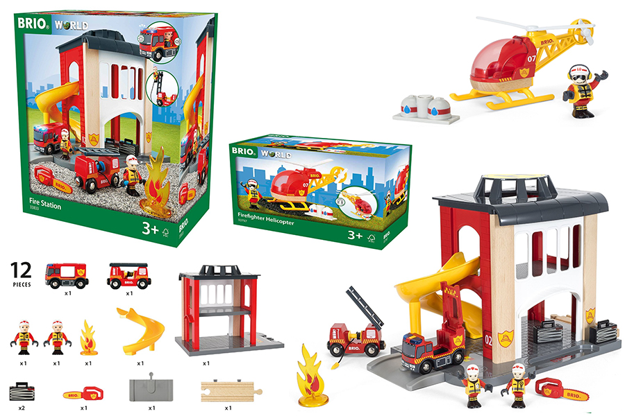 Brio Central Fire Station and Rescue Helicopter