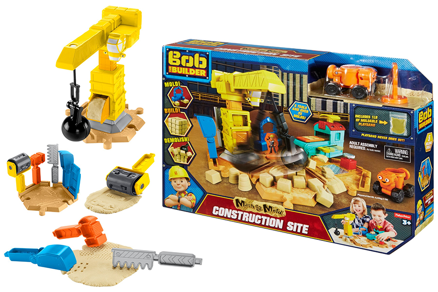 bob the builder mash and old construction site playset
