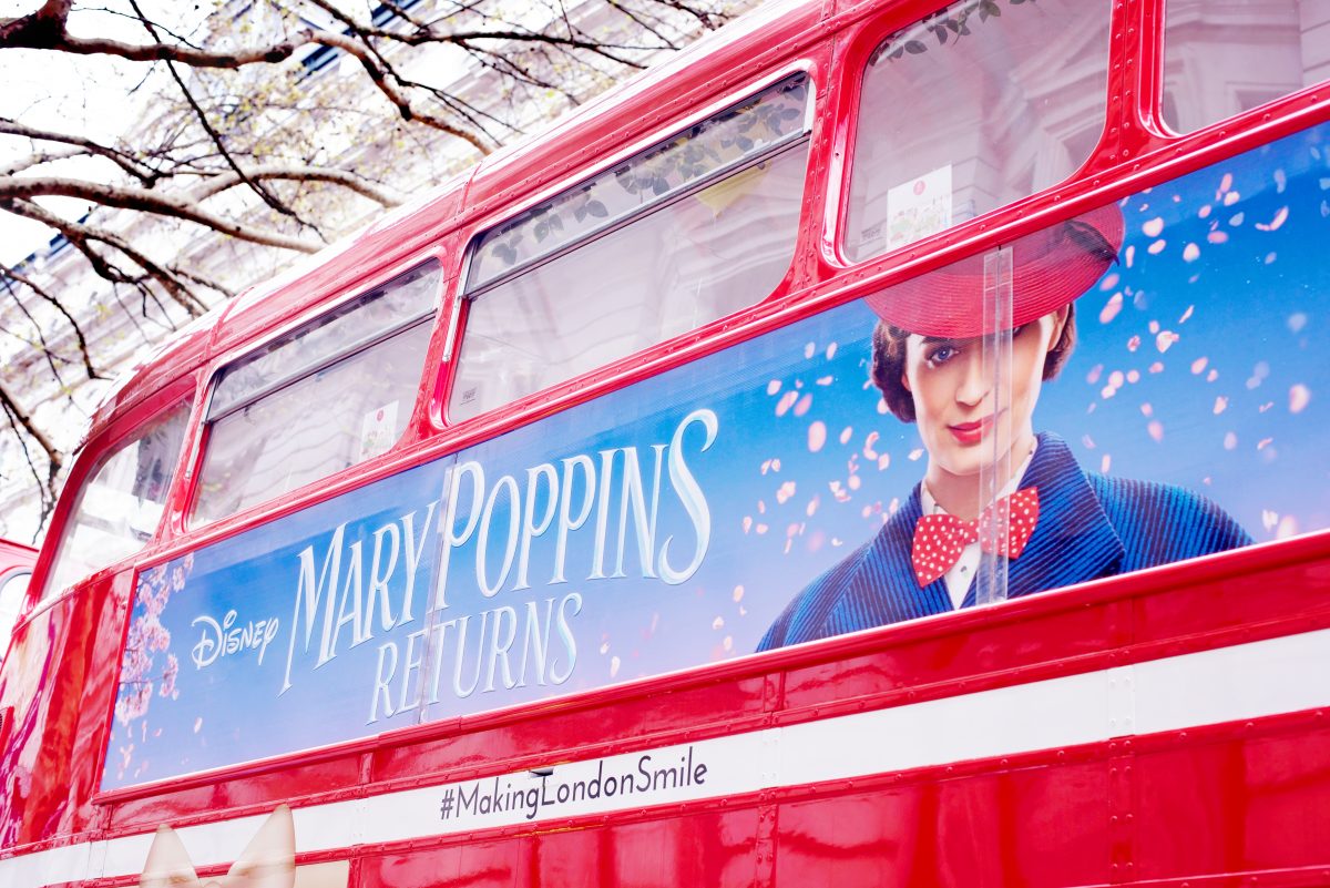Disney Afternoon Tea bus with Mary POppins