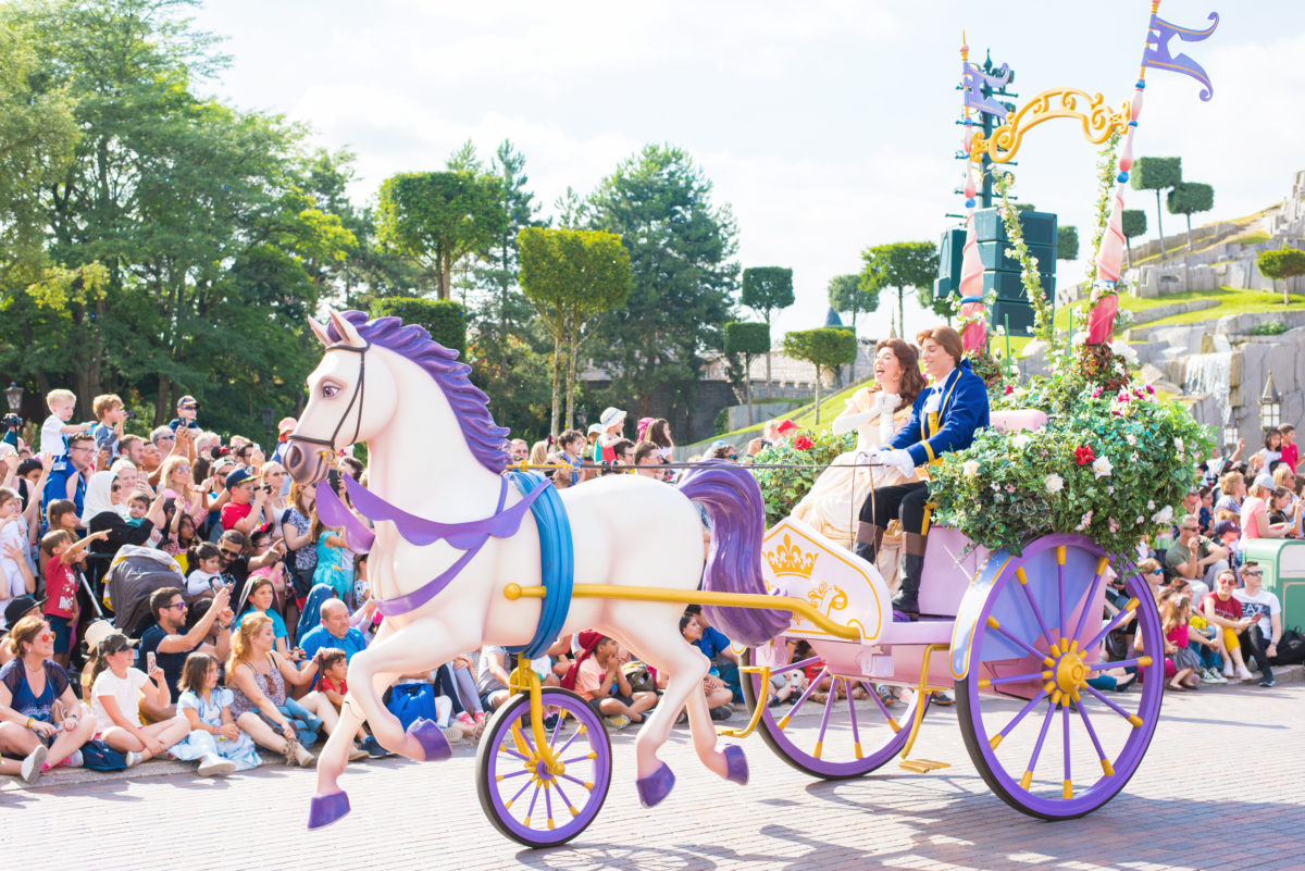 beauty and the beast parade