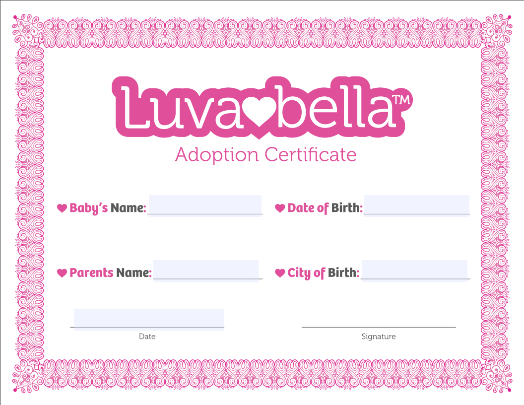 luvabella birth certificate