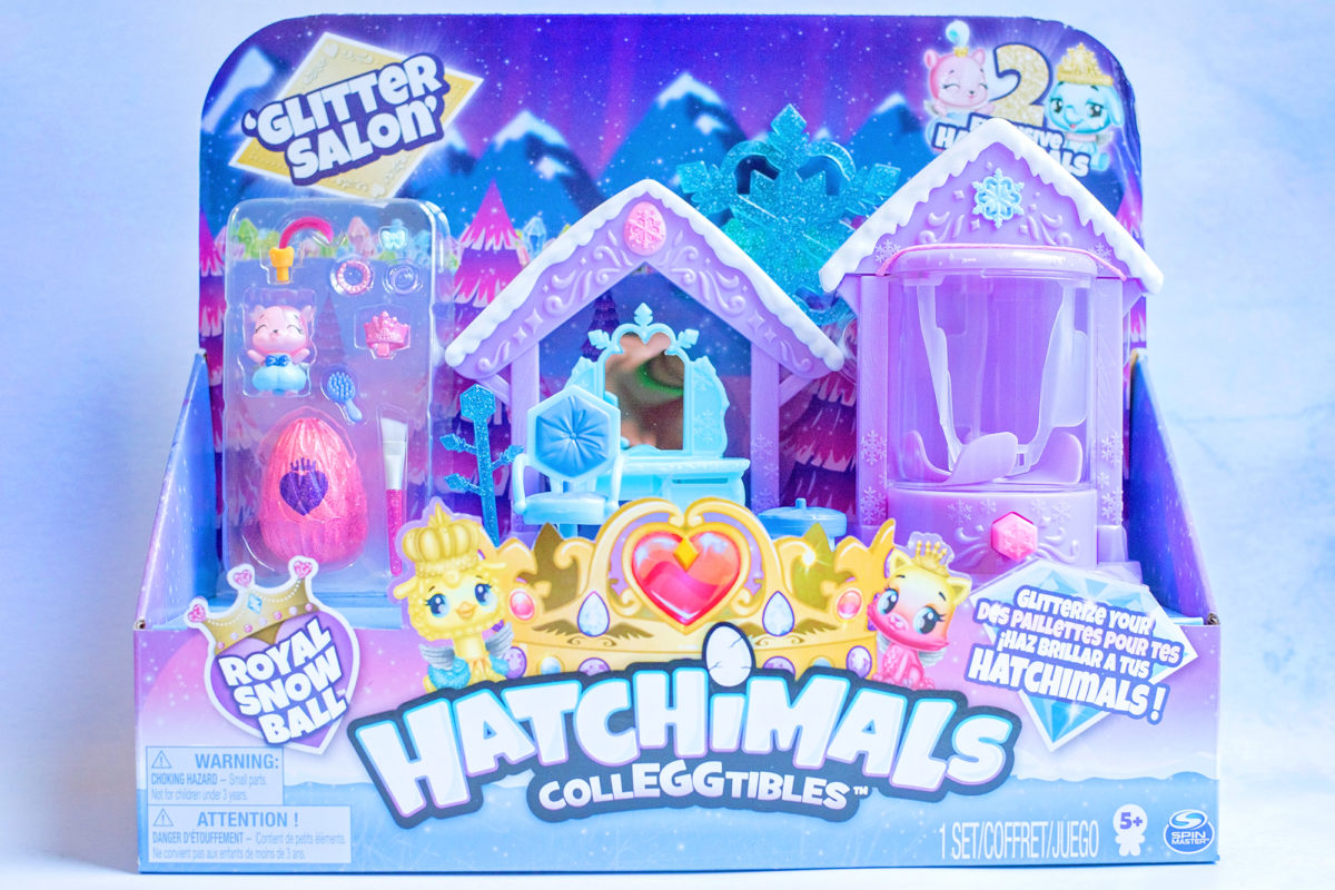 Hatchimals CollEGGtibles, Glitter Salon Playset with 2 Exclusive, for Kids Aged 5 and Up