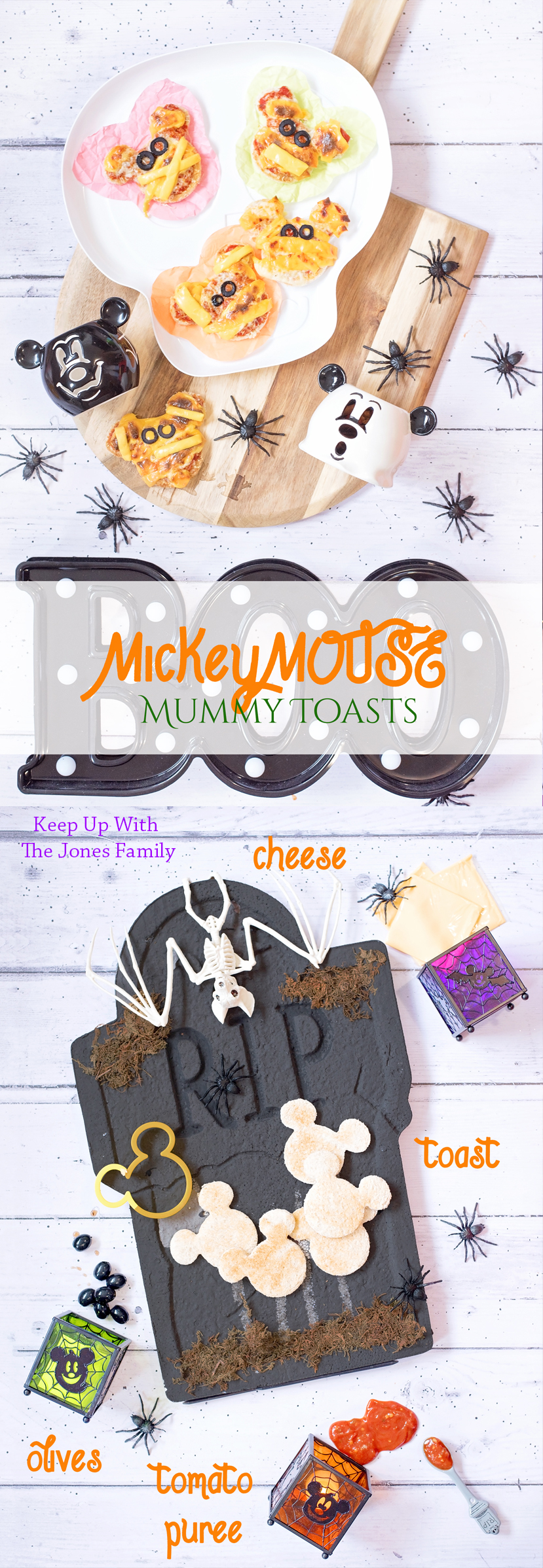 Disney Mickey Mouse Mummy Toast cheese tomato