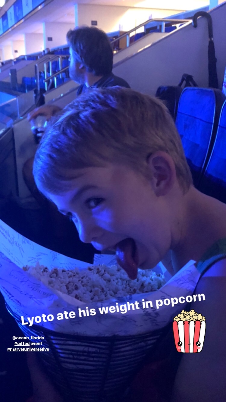 the popcorn at marvel universe live