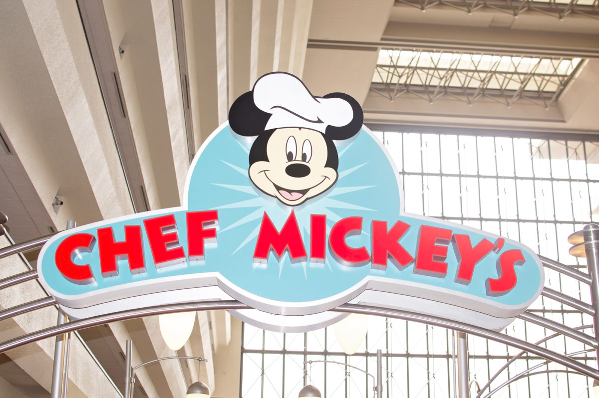 Chef Mickey Sign inside the Contemporary Resort, Walt Disney World