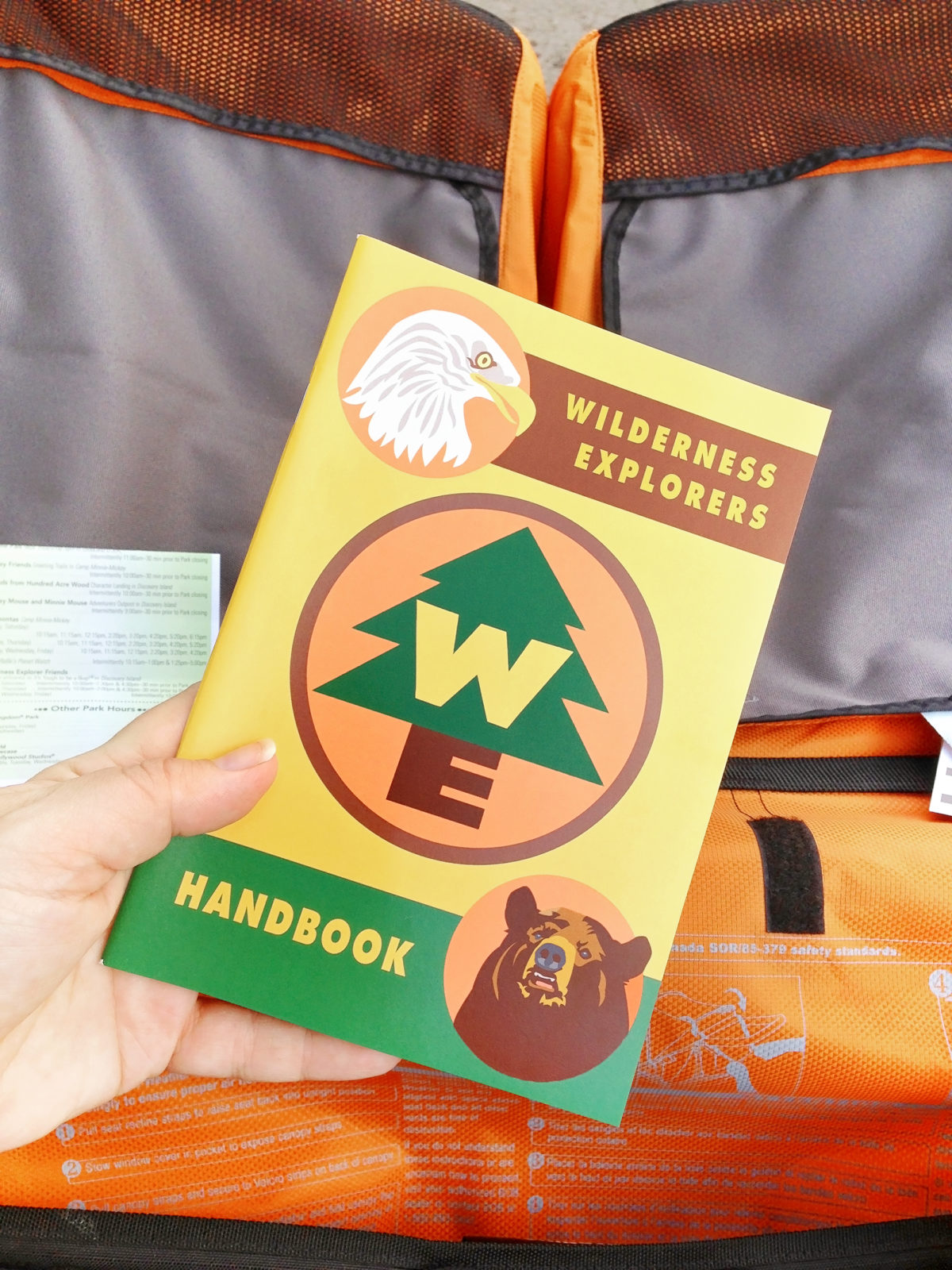 Wilderness Explorers Club Handbook at Disney's Animal Kingdom