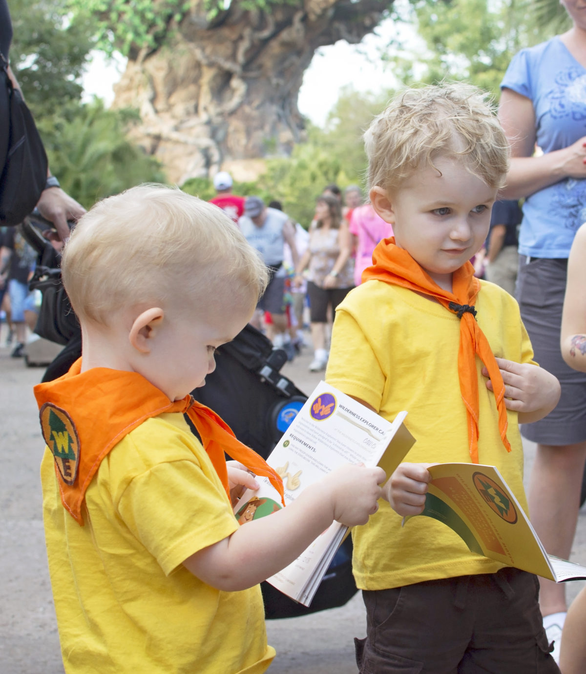 Learning how to make the Wilderness Explorers' call