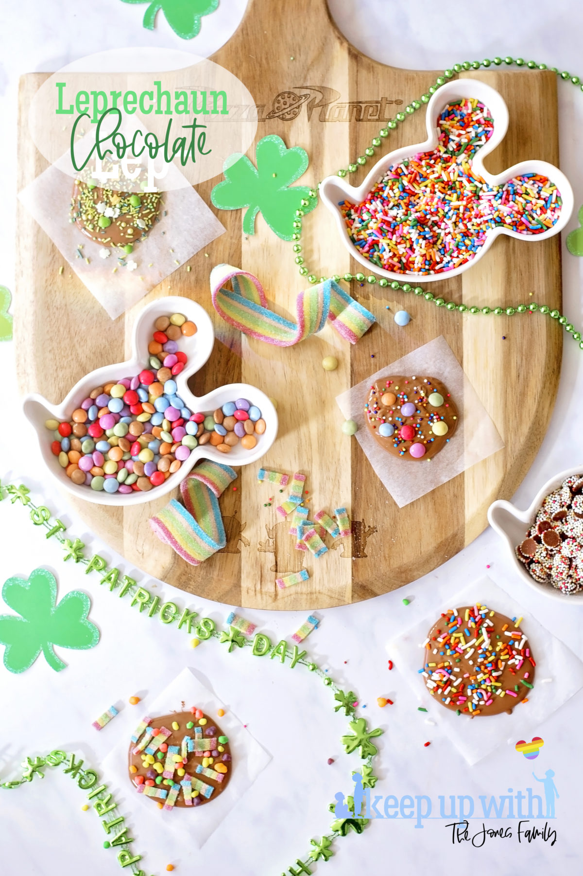 Leprechaun Chocolate Buttons St. Patrick's Day Craft Tutorial Fun FOod