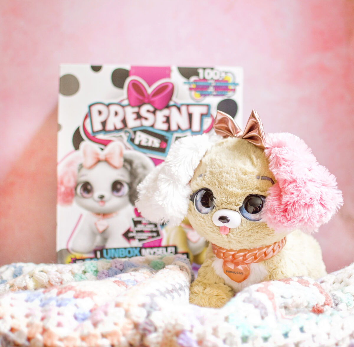 Present Pets Fancy Puppy Interactive Plush Pet Toy