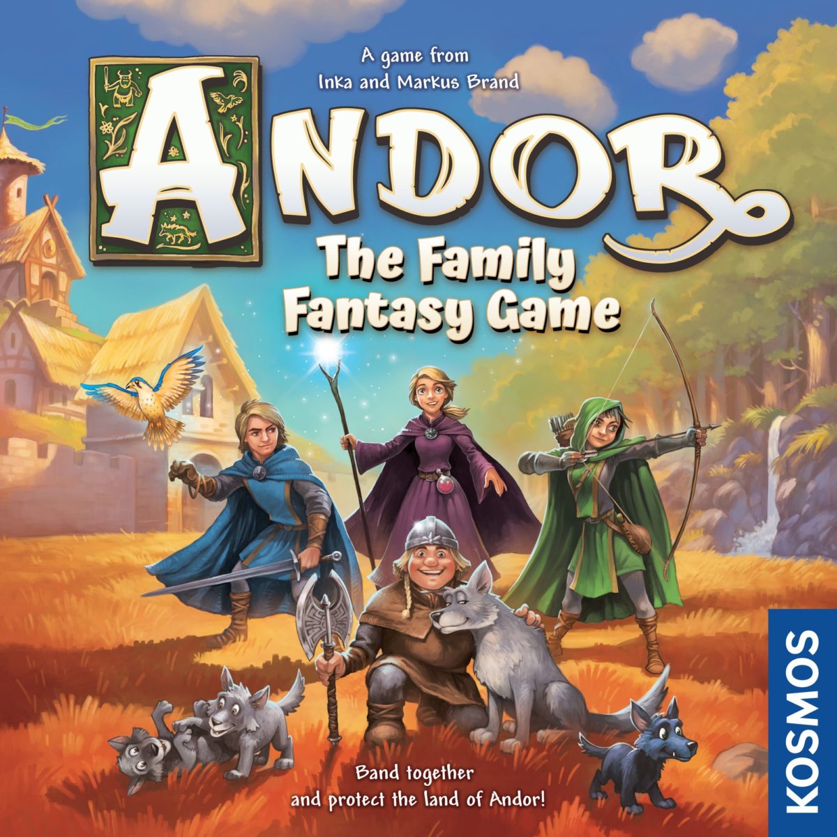 Image shows the box cover of Andor: The Family Fantasy Game by Kosmos Games. Image by Kosmos Games.